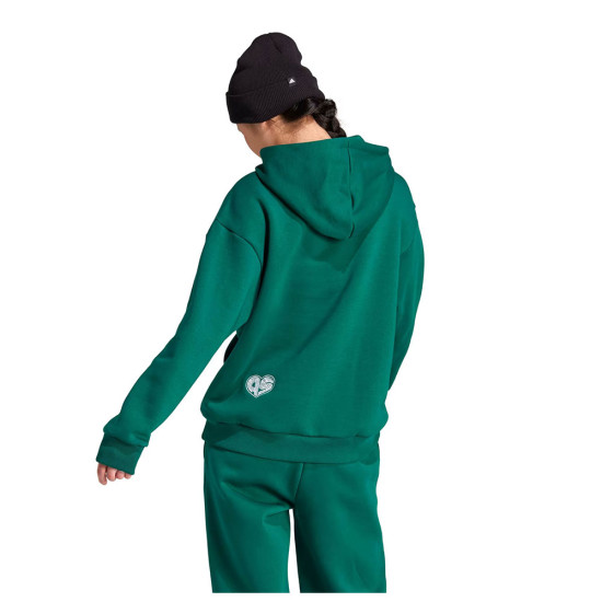 Adidas Γυναικείο φούτερ Scribble Embroidery Fleece Hoodie Adidas Γυναικείο φούτερ Scribble Embroidery Fleece Hoodie